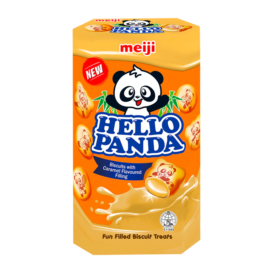 MEIJI HELLO PANDA CARAMEL 43G