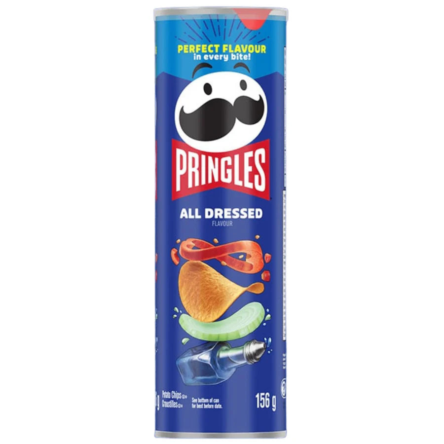 PRINGLES CHIPS ALL DRESSED 156G