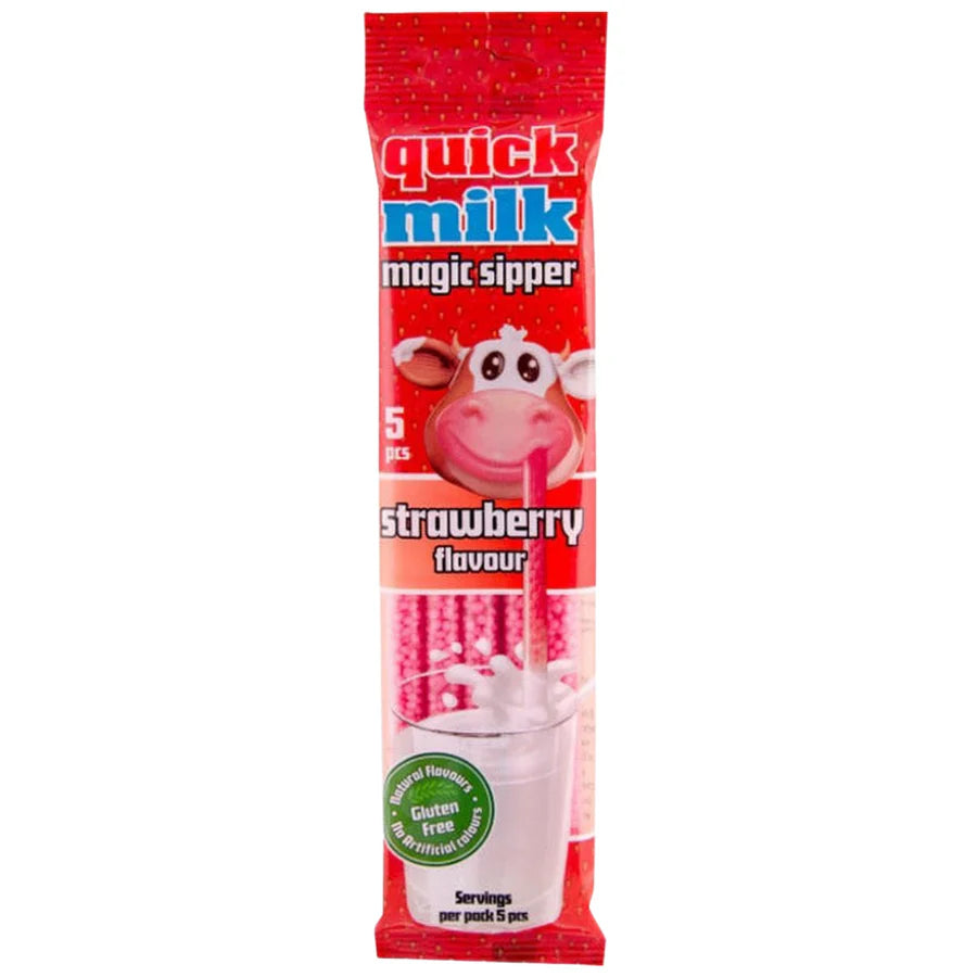 QUICK MILK MAGIC SIPPER STRAWBERRY 30G