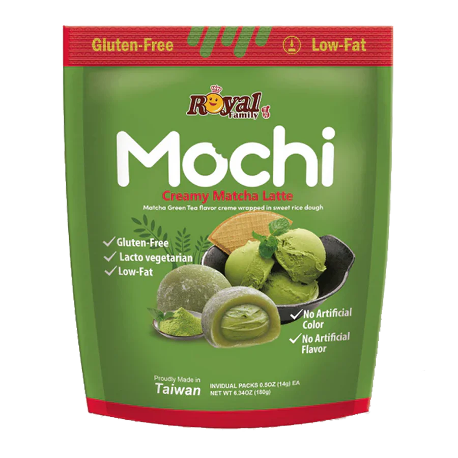 ROYAL FAMILY MOCHI CREAMY LATTE MATCHA 180G