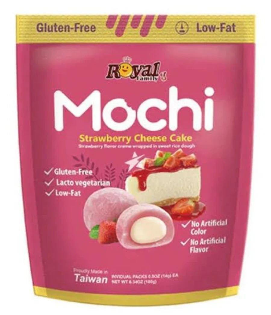 ROYAL FAMILY MOCHI CHEESECAKE STRAWBERRY 180G