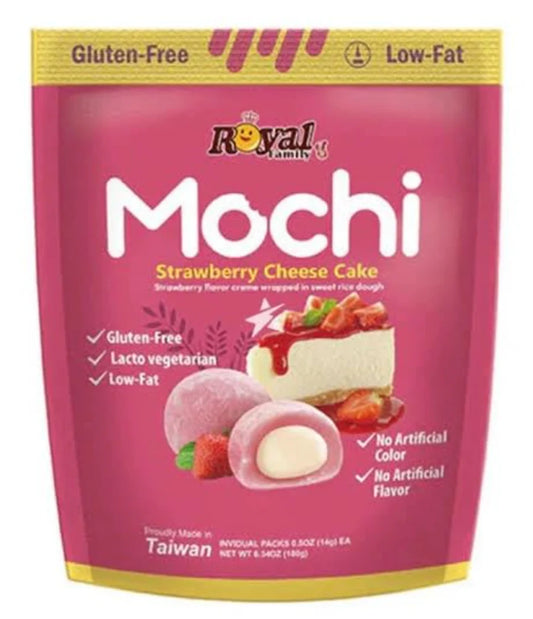 ROYAL FAMILY MOCHI CHEESECAKE STRAWBERRY 180G
