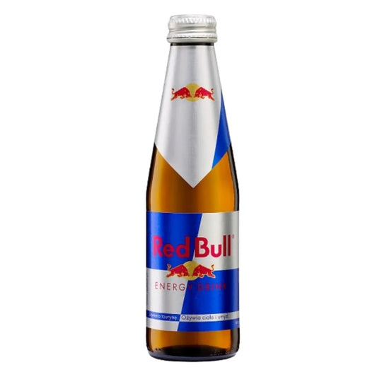 RED BULL ENERGY DRINK GLASS BOTTLE ORIGINAL 250ML