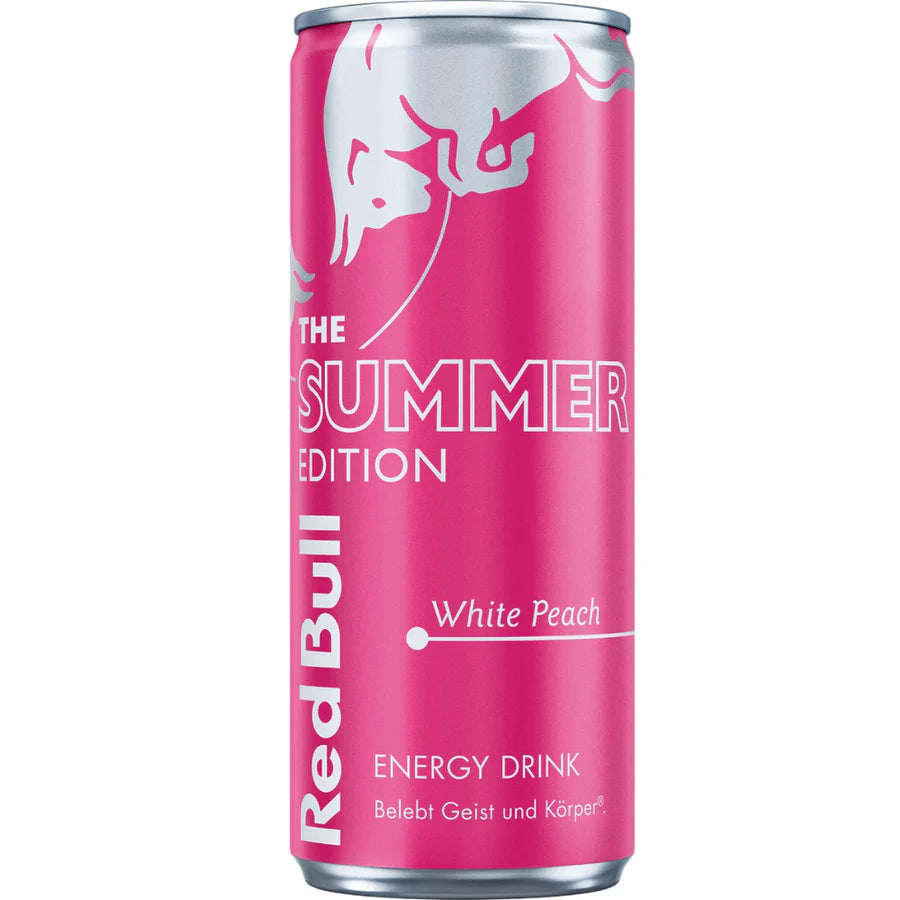 RED BULL ENERGY DRINK THE SUMMER EDITION WHITE PEACH 250ML