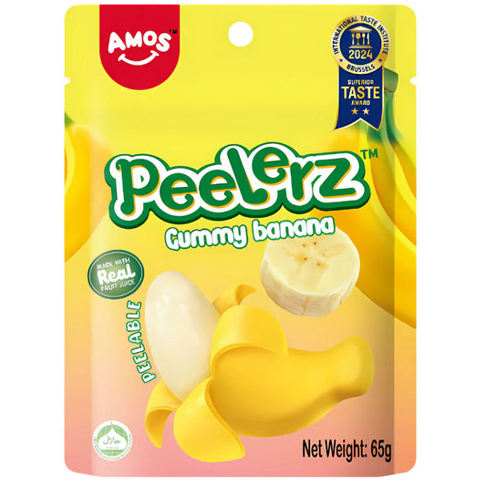 AMOS PEELERZ GUMMY BANANA 65G