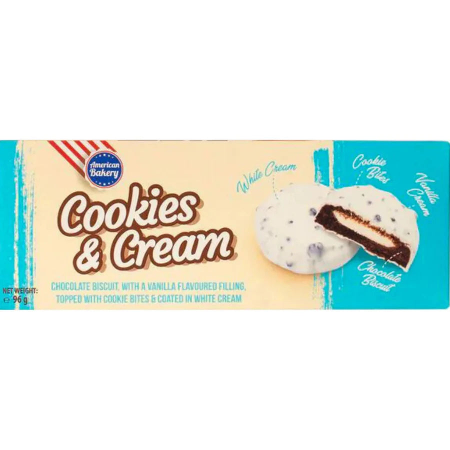 AMERICAN BAKERY COOKIES & CREAM 96G