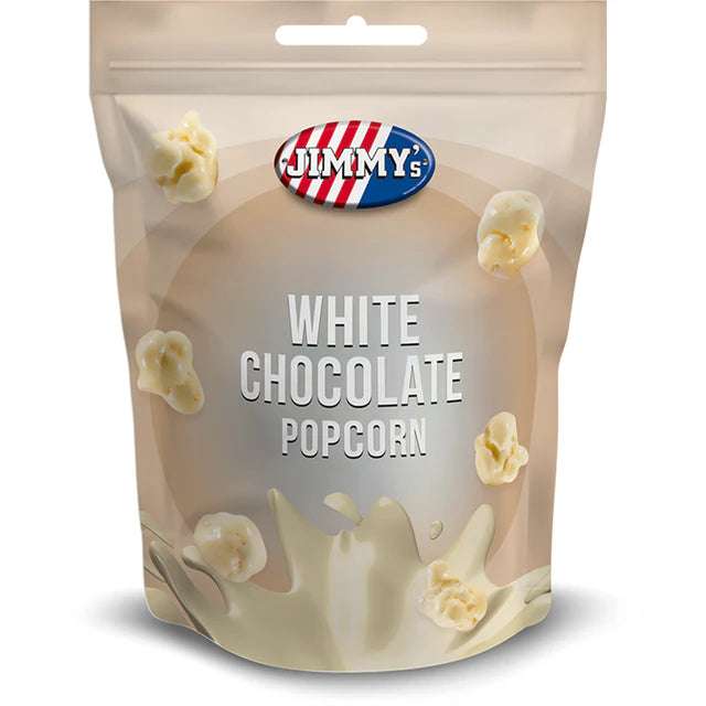JIMMY'S POP CORN WHITE CHOCOLATE 120G