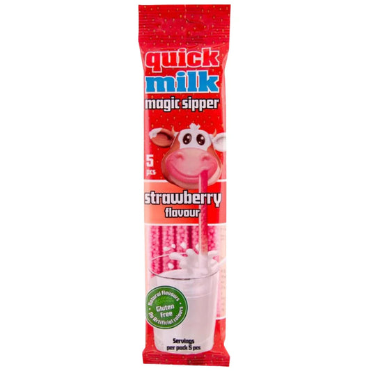 QUICK MILK MAGIC SIPPER STRAWBERRY 30G