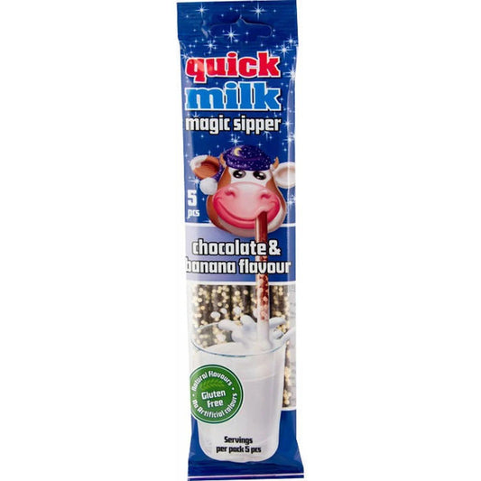 QUICK MILK MAGIC SIPPER CHOCOLATE & BANANA 30G