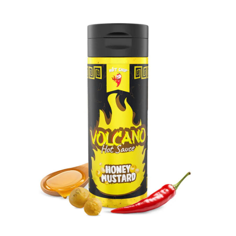 HOT CHIP VOLCANO CHILLI MUSTARD WITH HONEY HOT SAUCE 310G