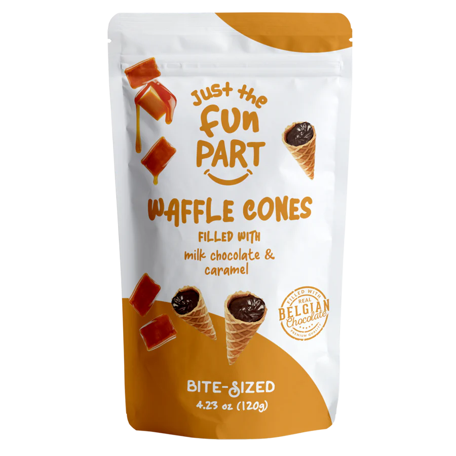 JUST THE FUN PART CARAMEL & MILK CHOCOLATE 120G