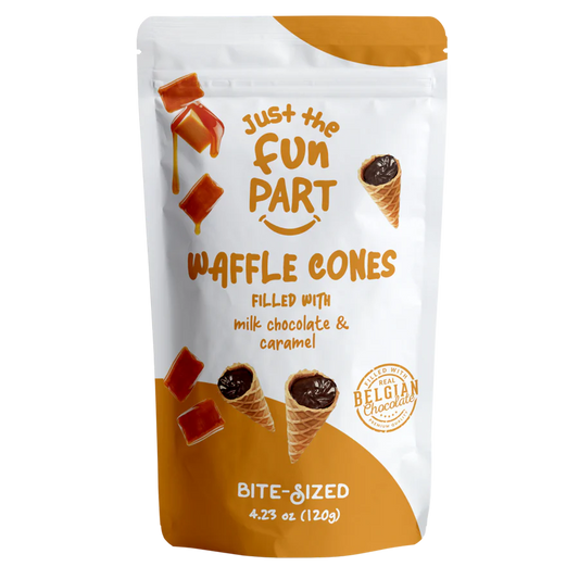 JUST THE FUN PART CARAMEL & MILK CHOCOLATE 120G