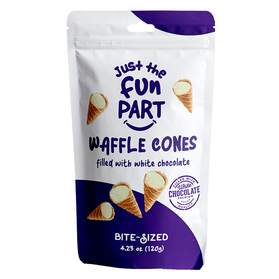 JUST THE FUN PART WHITE CHOCOLATE 120G