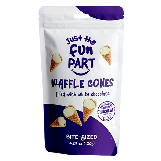 JUST THE FUN PART WHITE CHOCOLATE 120G