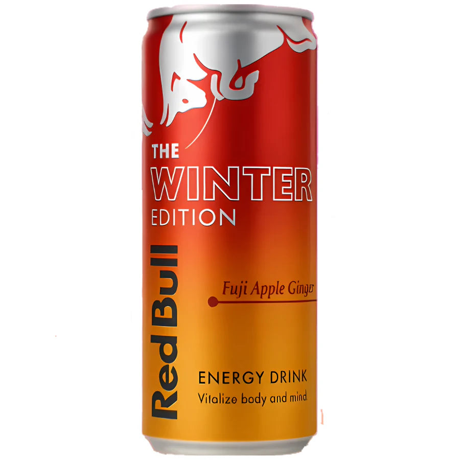 RED BULL ENERGY DRINK WINTER EDITION FUJI APPLE GINGER 250ML
